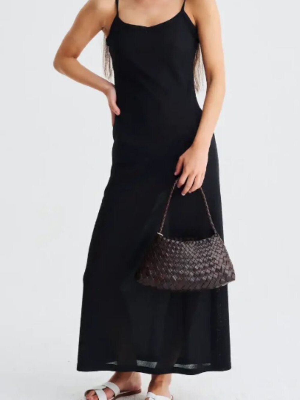 Dragon Diffusion Woven Shoulder Bag in Dark Brown - Picture 6 of 11
